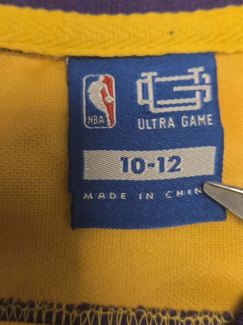 Kids Lakers Purple & Gold Jersey-Style Top